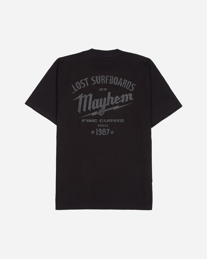 Lost Builders By Mayhem Tee-Black