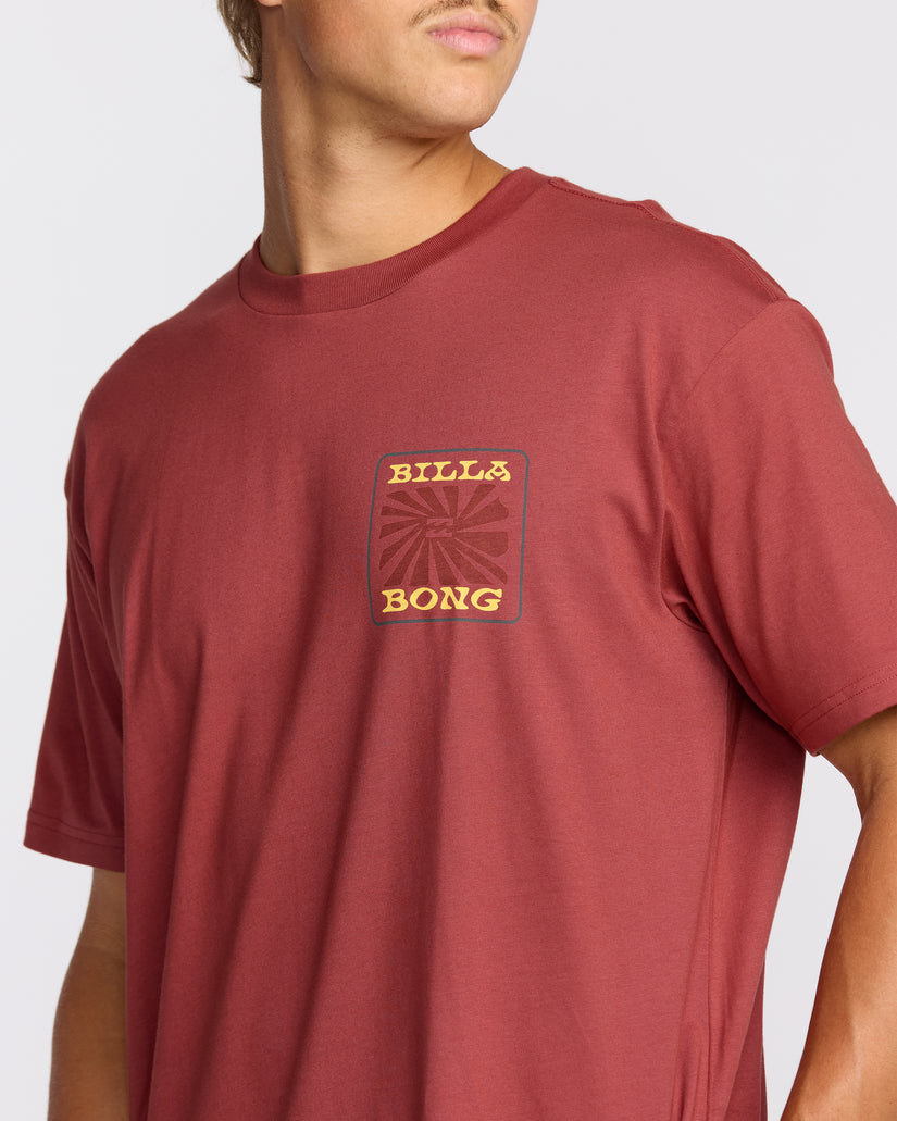 Billabong Sunrays Premium Tee-Red Clay