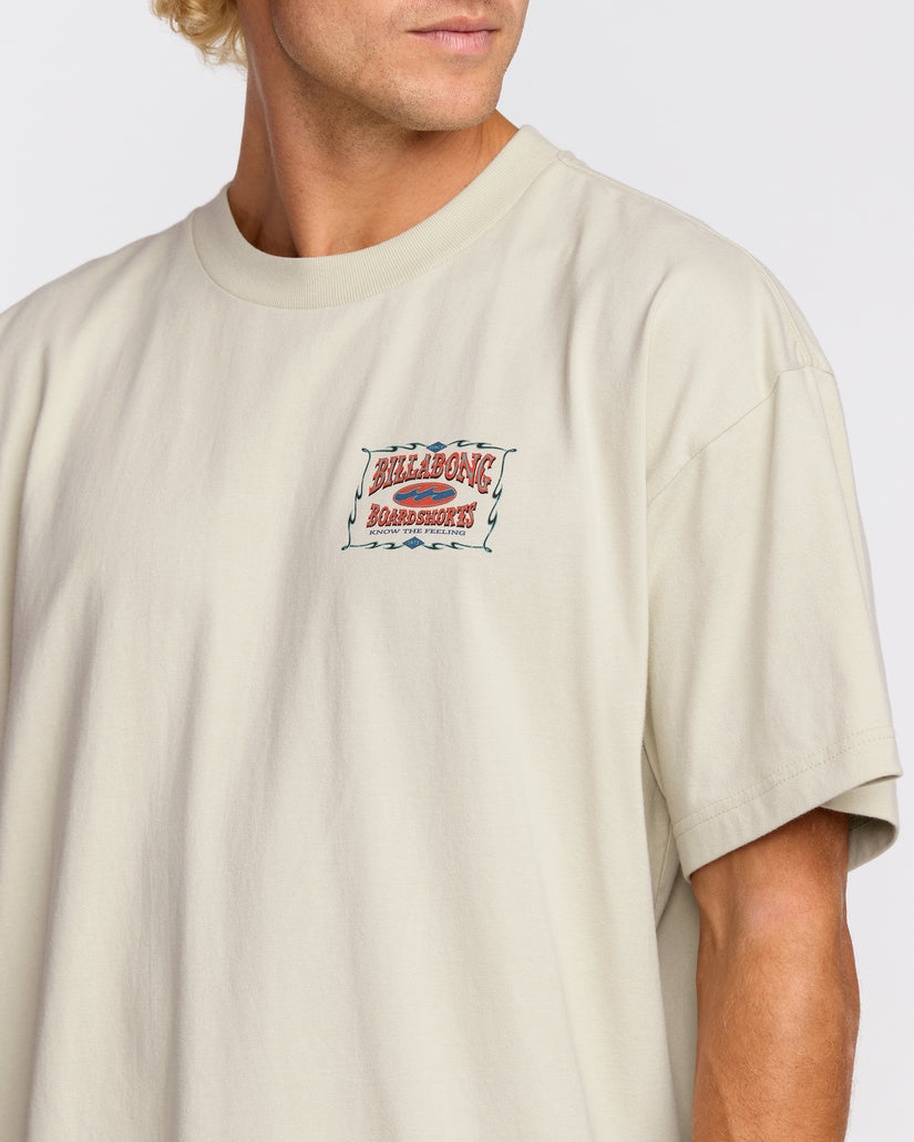 Billabong Double Spread OG Tee-Chino