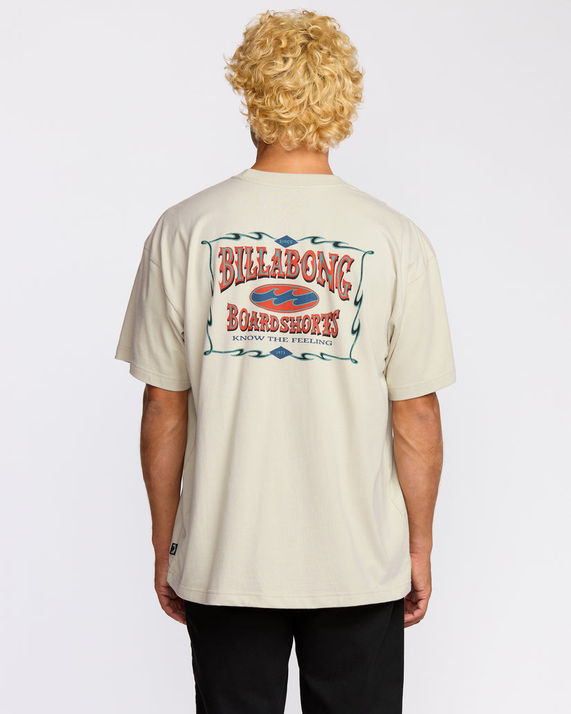 Billabong Double Spread OG Tee-Chino