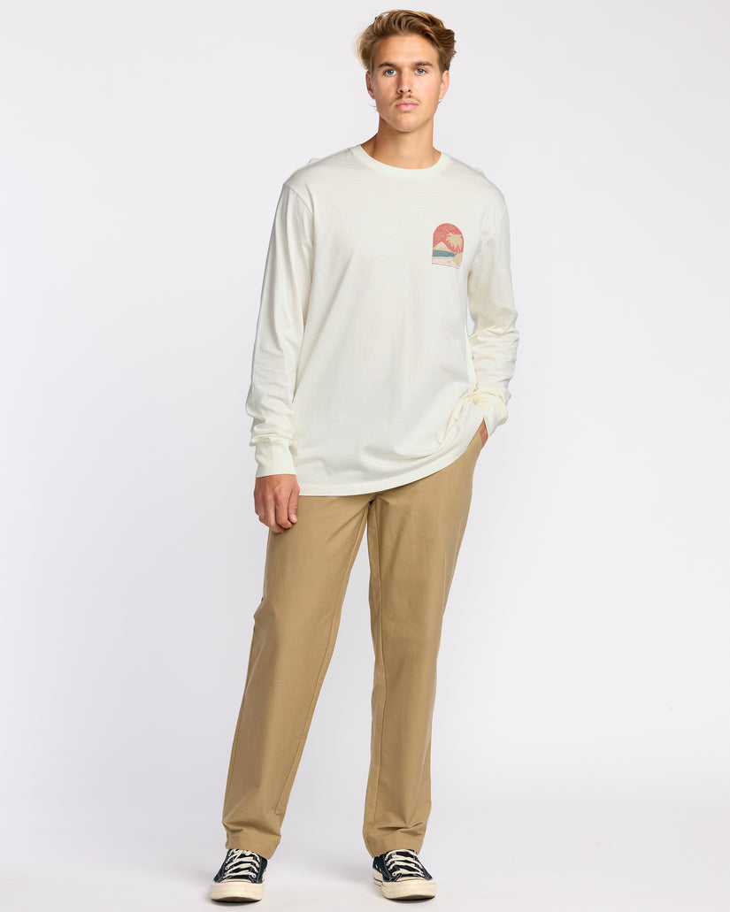 Billabong Coastal Range Adiv L/S Tee-Off White