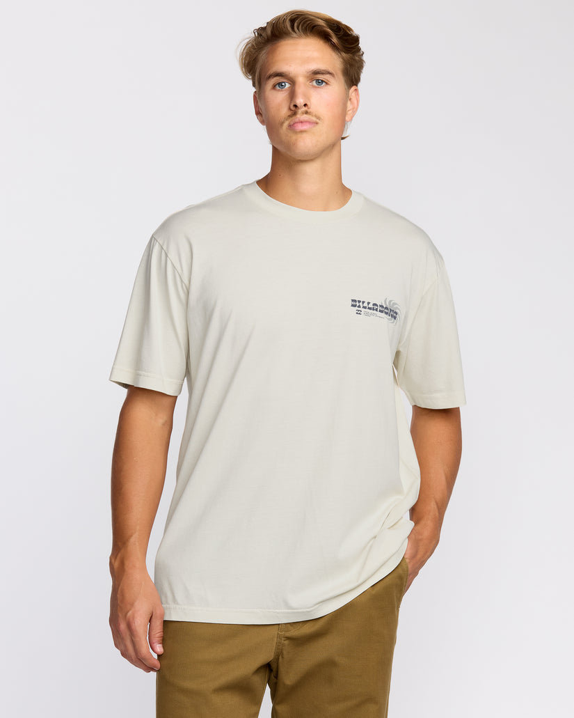 Billabong Single Fin Premium Tee-Off White