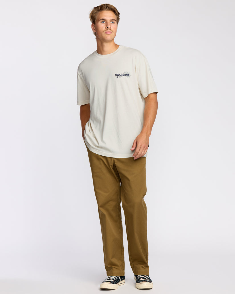 Billabong Single Fin Premium Tee-Off White