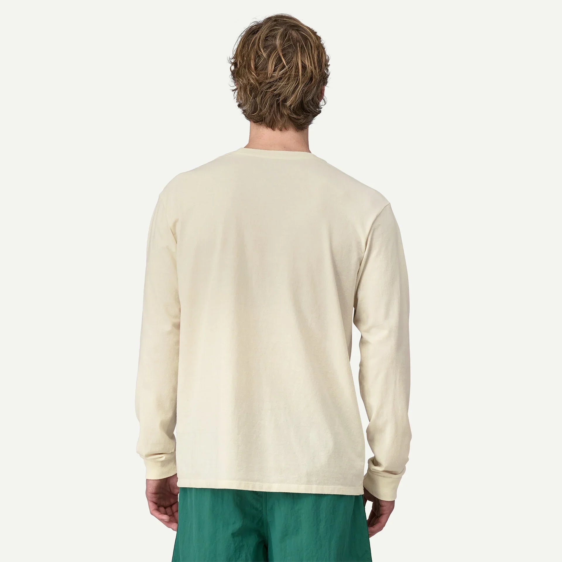 Patagonia '73 Skyline Pocket L/S Responsibili-Tee-Birch White