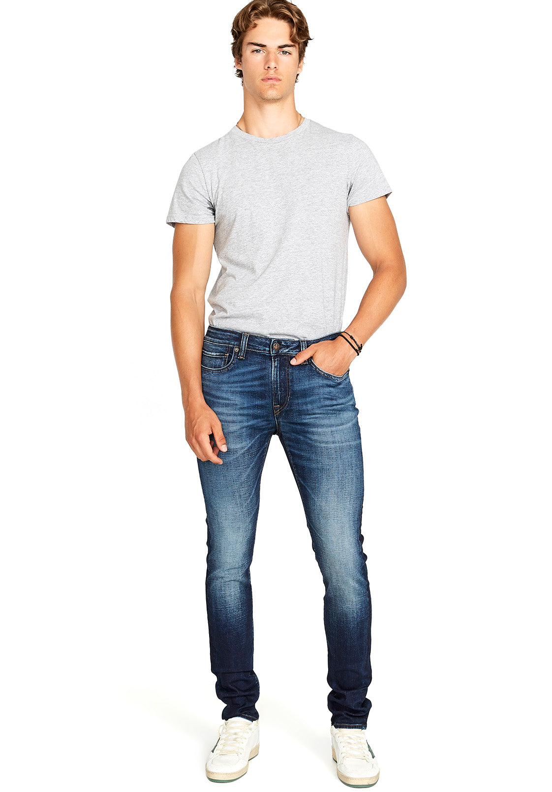Skinny Max Men's Jeans in Medium Blue - BM22586
