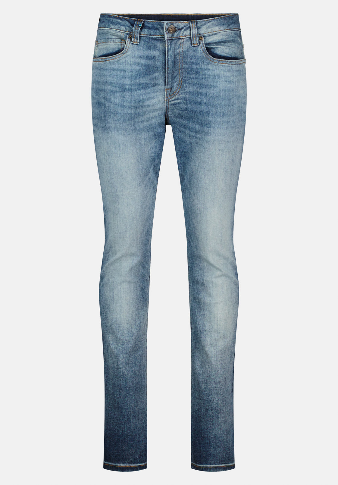 Slim Ash Men's Jeans in Authentic and Sanded Blue - BM22604