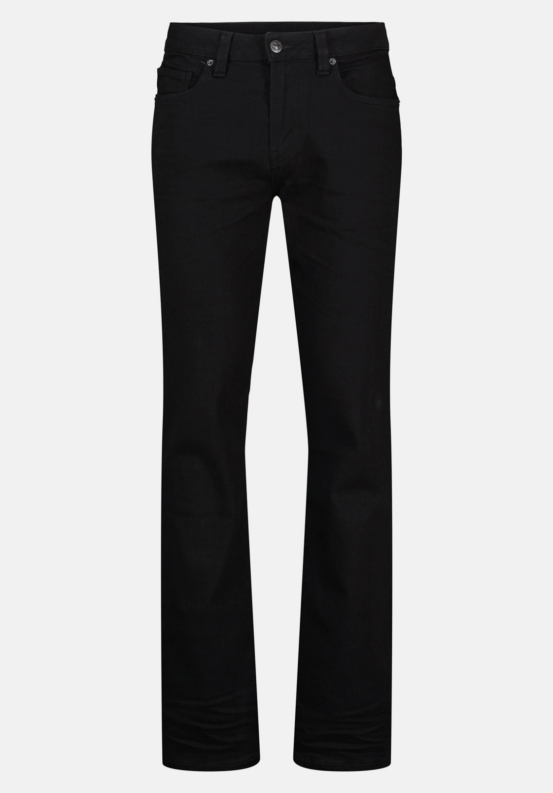 Straight Six Men's Jeans in Crinkled Black - BM22632