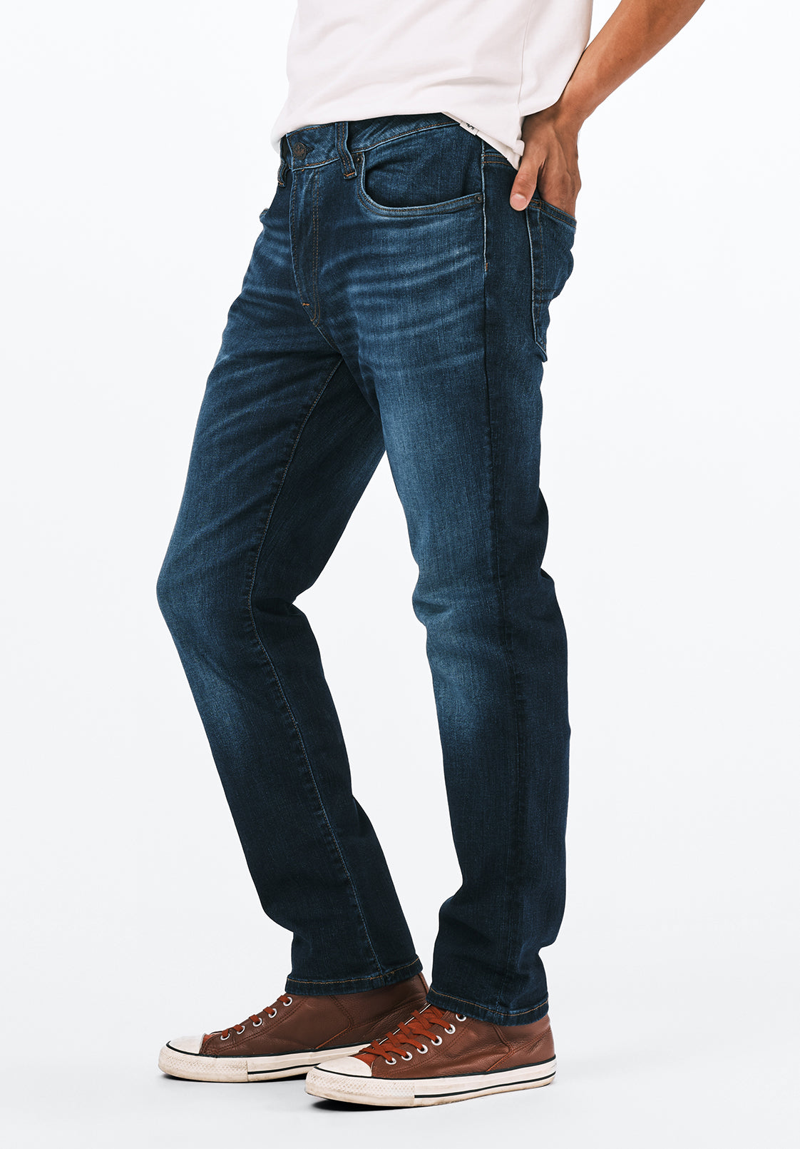 Slim Ash Men's Jeans in Mid Blue - BM22633