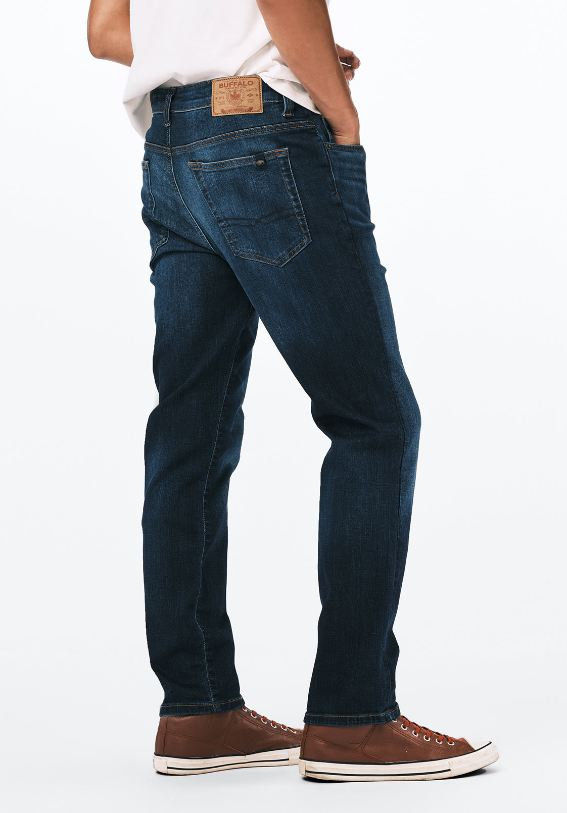 Slim Ash Men's Jeans in Mid Blue - BM22633