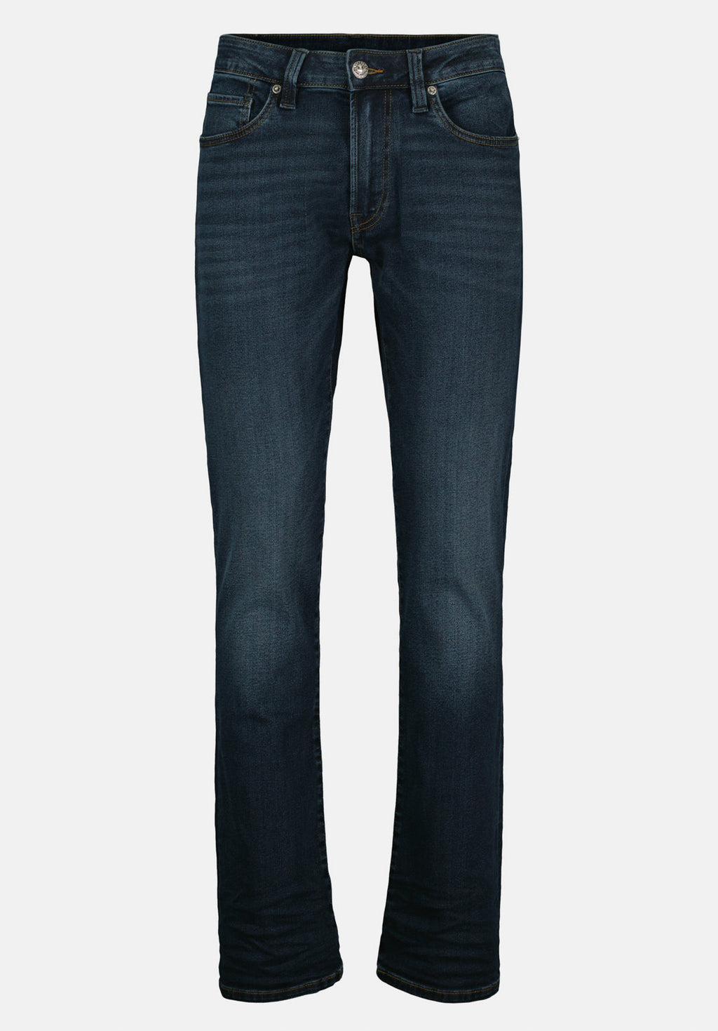 Slim Boot King Men's Jeans in Crinkled and Sanded Dark Blue - BM22720 