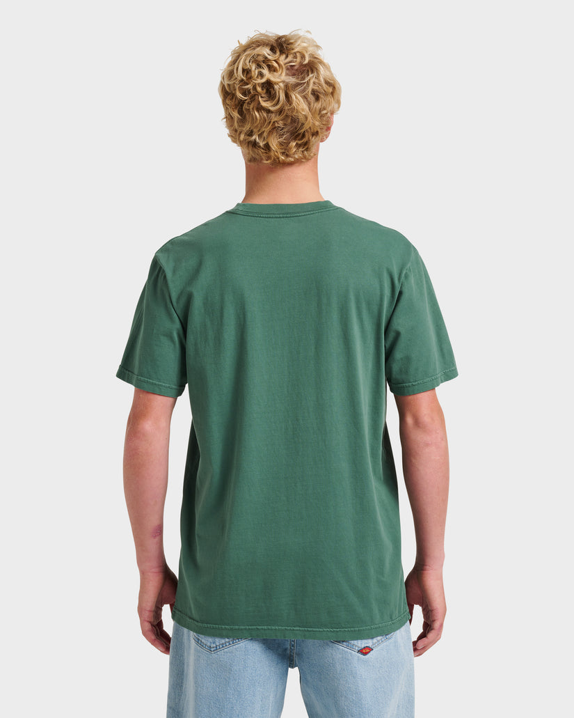 Quiksilver Saltwater Pocket Tee-Trekking Green